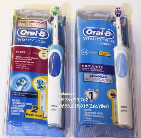 Bàn chải đánh răng điện Oral-B Vitality Braun