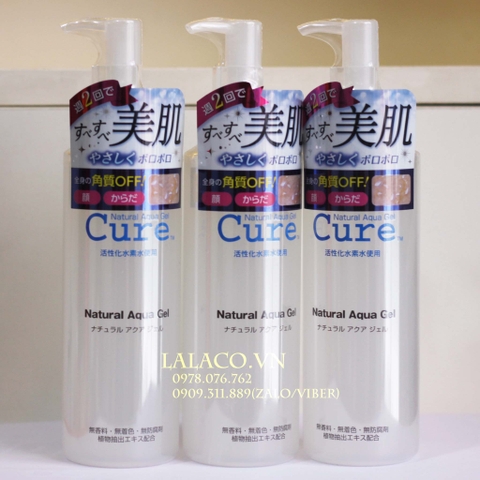 Gel tẩy tế bào chết Cure Natural Aqua 250gr Nhật Bản