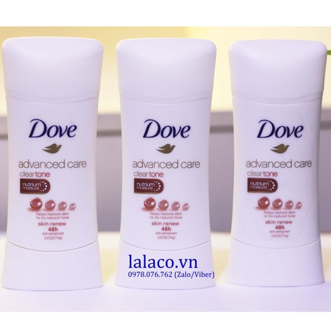 Lăn khử mùi Dove Advanced Care 48h 74g