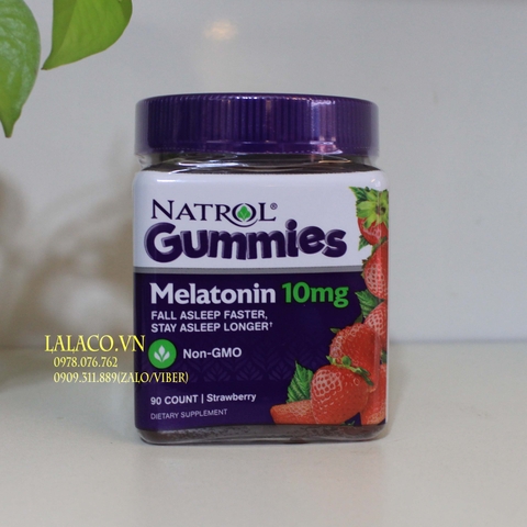 Kẹo dẻo ngủ ngon Natrol Gummies Melatonin 10mg 90 viên