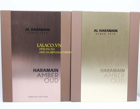 Nước Hoa Al Haramain Amber Oud Gold Edition & Tobacco Edition EDP 60ml