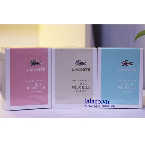 Nước hoa Nữ Lacoste L.12.12 Pour Elle EDT 90ml