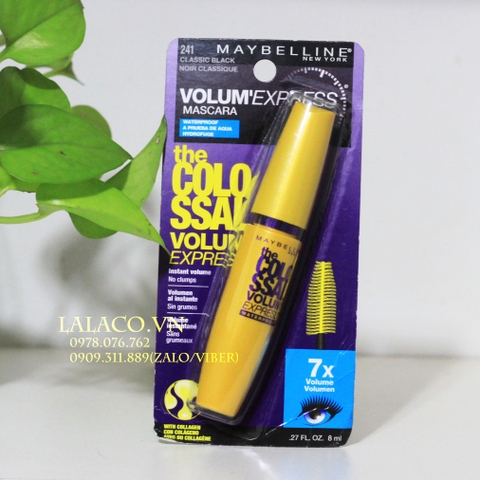 Mascara Maybelline Colossal Volum Express 7x Mỹ