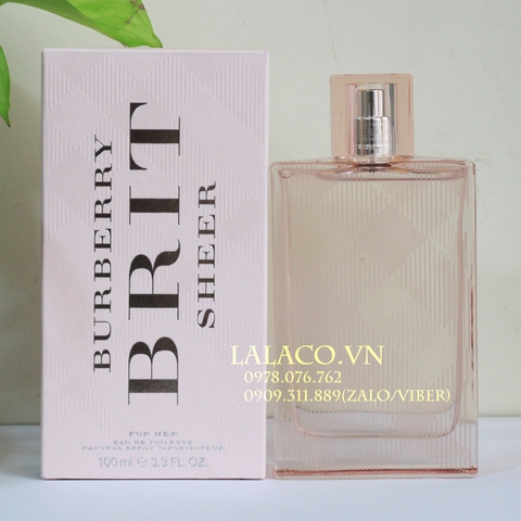 Nước hoa Nữ Burberry Brit Sheer 100ml