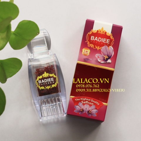 Nhụy hoa nghệ tây Saffron Badiee 1gr - Vàng đỏ của Iran