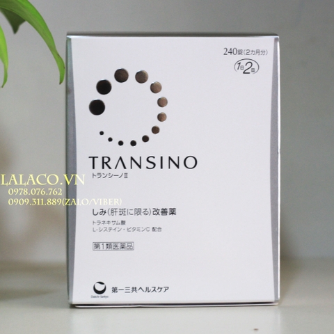 Transino Whitening 240 viên Nhật Bản