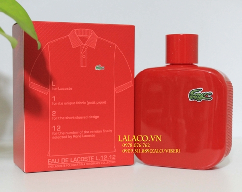 Nước hoa Nam Lacoste L.12.12 Rouge Red 100ml