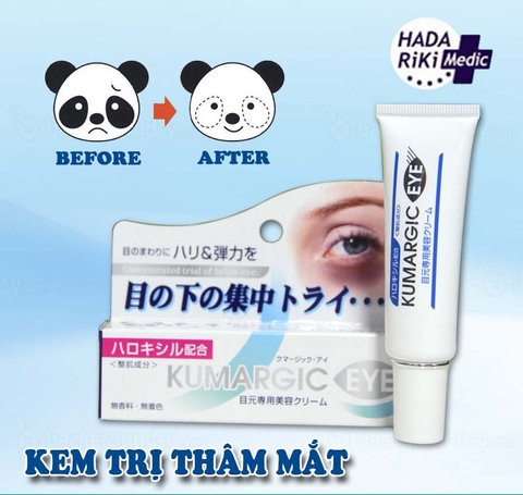 Kem Trị Thâm Quầng Mắt Cream Kumargic Eye  20gr Nhật