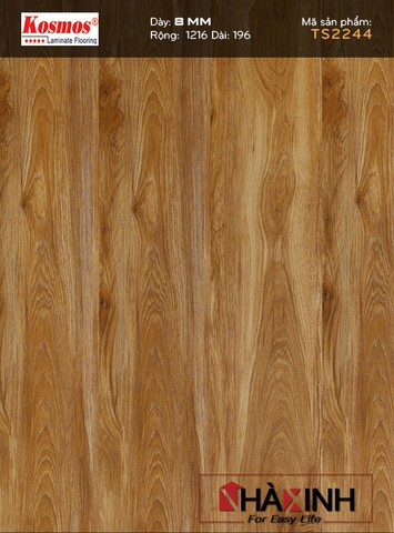 Sàn gỗ Kosmos TS2244 (8ly bản lớn)