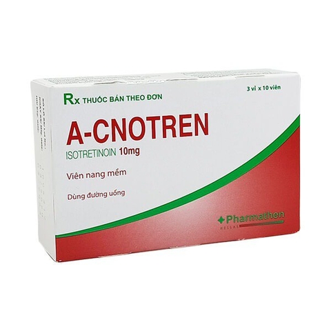 A-Cnotren 10mg (3 vỉ x 10 viên)