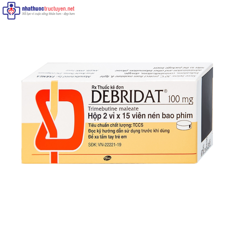 Debridat 100mg (2 vỉ x 15 viên)