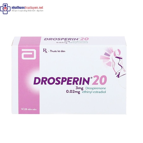 Drosperin 20 (1 vỉ x 28 viên)