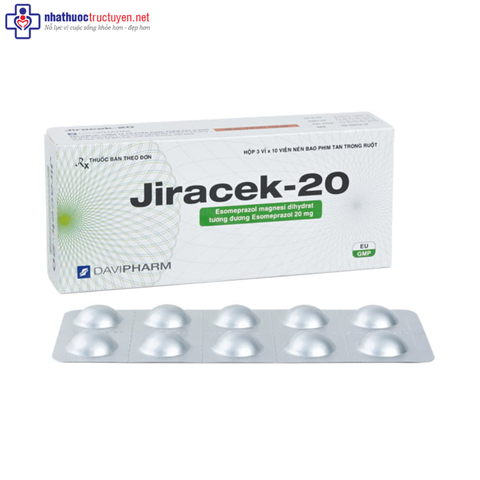 Jiracek-20mg (3 vỉ x 10 viên)