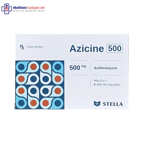 Azicine 500 STELLA (6 viên x 1 vỉ)