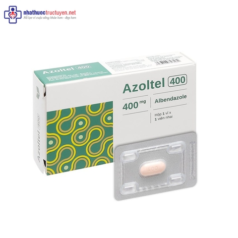 Azoltel Stella 400mg (1 viên x 1 vỉ)