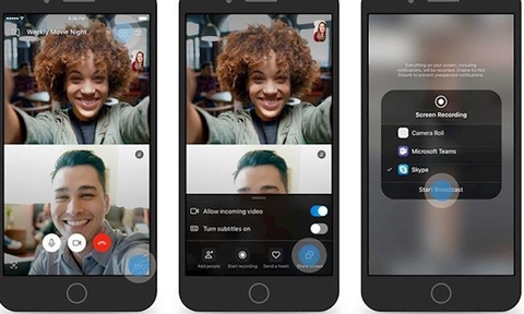 Cách chia sẻ màn hình điện thoại trên iOS hoặc Android bằng Skype