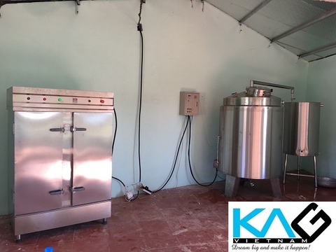 bộ nấu rượu bằng điện không lo khói bụi