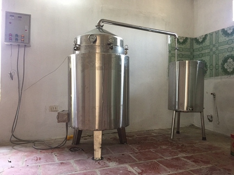 hệ thống nấu rượu bằng điện tự động