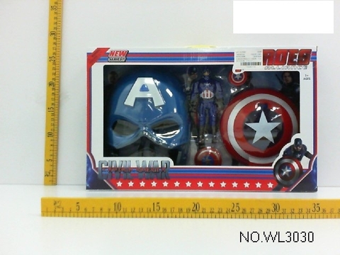 Bộ đồ chơi Captain America WL3030