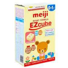 Sữa Meiji Ezcube Infant Formula cho trẻ (0-1T) 432g/12