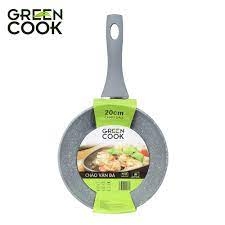 Chảo sâu vân đá Green cook GCp02-26IH 26cm