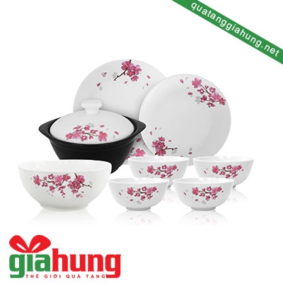 Bộ bát đĩa âu sứ Donghwa 001