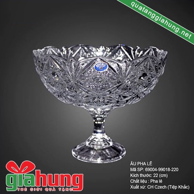 Âu pha lê có chân Bohemia 011