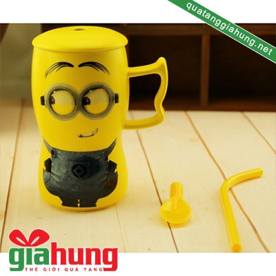 Ly minion vàng 056