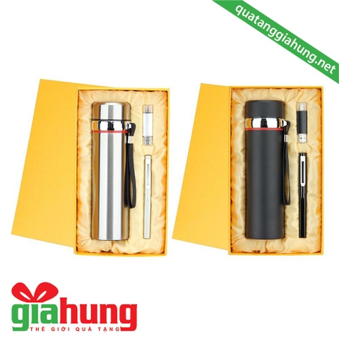 BỘ QUÀ TẶNG BÌNH GIỮ NHIỆT + USB + BÚT KÝ