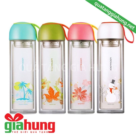 Bình Đựng Nước Thủy Tinh Four Season Lock&Lock LLG658 (350ml)