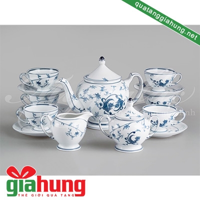 BỘ ẤM TRÀ GỐM SỨ MINH LONG HOÀNG CUNG LẠC HỒNG 1.3 L - 041