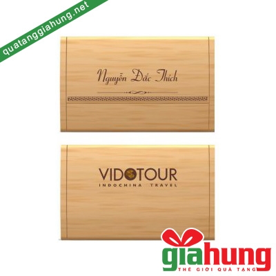 Hộp namecard làm bằng gỗ 003