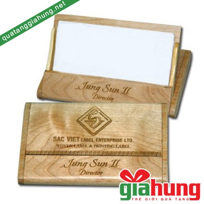 Hộp name card bằng gỗ 004