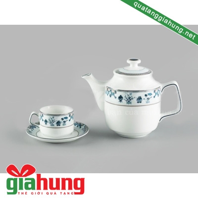 BỘ ẤM TRÀ GỐM SỨ MINH LONG JASMINE TỨ QUÝ 1.1 LÍT - 057