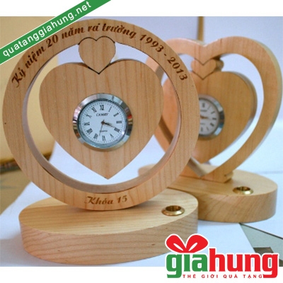 Đồng hồ quà tặng gỗ 008