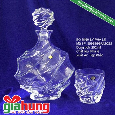 Bộ bình cốc thủy tinh 009