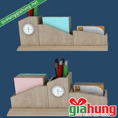 Bộ cắm bút gỗ 010