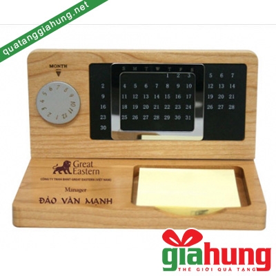 Bộ để bàn bằng gỗ 013