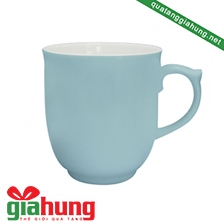 Cốc sứ màu xanh pastel 021