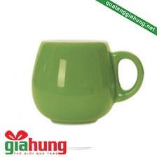 Cốc sứ rainbow màu xanh 024