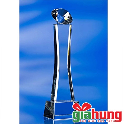 Cúp pha lê kim cương 045