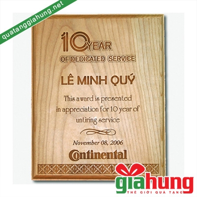 Kỷ niệm chương gỗ 006