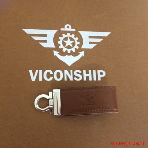 USB da in logo công ty VICONSHIP Việt Nam