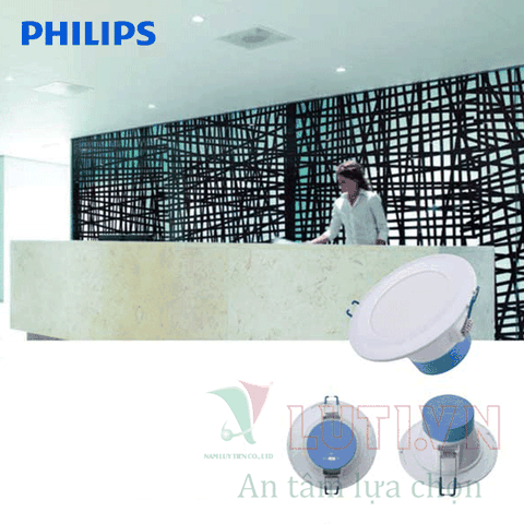 Đèn led âm trần Philips