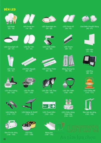 CATALOGUE BẢNG GIÁ ĐÈN LED MPE (THÁNG 10/2021)