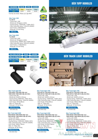 CATALOGUE BẢNG GIÁ ĐÈN LED VINALED 2021-2022