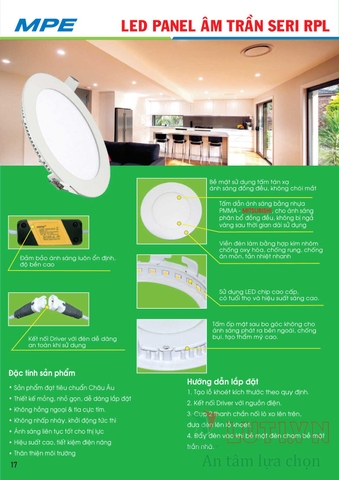 CATALOGUE BẢNG GIÁ ĐÈN LED MPE (THÁNG 10/2021)