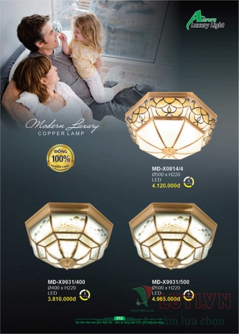 CATALOGUE BẢNG GIÁ ĐÈN LED TRANG TRÍ AURORA 2022