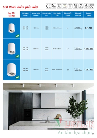 CATALOGUE BẢNG GIÁ ĐÈN LED MPE (THÁNG 10/2021)