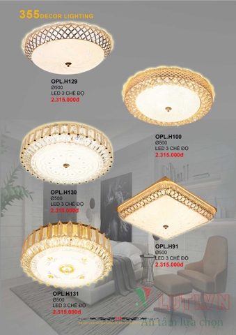 CATALOGUE BẢNG GIÁ ĐÈN LED TRANG TRÍ 355 NĂM 2021